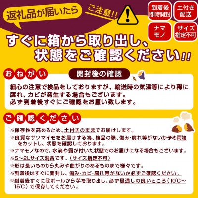 【農家直送】山下農園の熟成シルクスイート 10kg