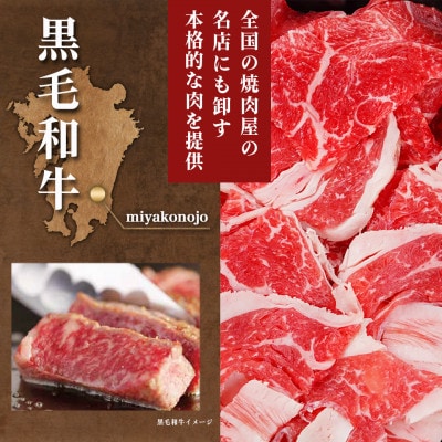 黒毛和牛切り落とし2kg(250g×8パック)