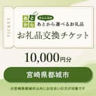 宮崎県都城市　お礼品交換チケット　10,000円分