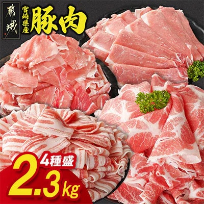 宮崎県産豚肉 満喫セット 2.3kg(都城市)
