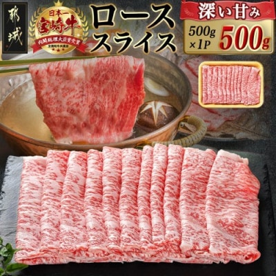 宮崎牛ローススライス(約500g)