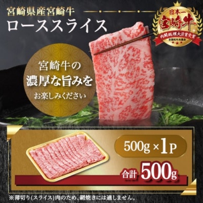 宮崎牛ローススライス(約500g)