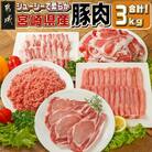 宮崎県産【豚肉3kgセット】(都城市)