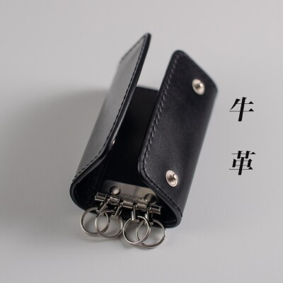 革工房「Sage-Leather」の牛革キーケース(黒系) | ふるさと納税のお礼品