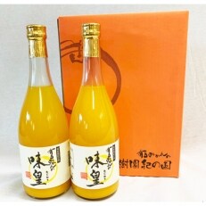 【高野町】有田みかん果汁100%ジュース　「味皇」　720ml×2本