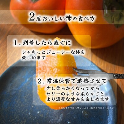 先行受付!　柿　種無し　赤秀品　超大玉　5～6個
