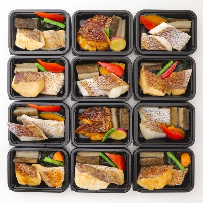 レンジで簡単!近大生まれマダイ惣菜詰合せ/12食(冷凍)