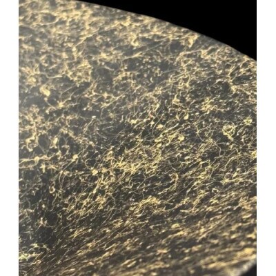 サラダボウル300　乱糸(マット仕上げ)漆黒