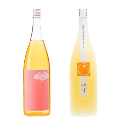 鶴梅　完熟・柚子　1.8L　2本セット