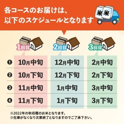 【2022年11月下旬開始コース】はえぬき定期便 計60kg(20kg×3回)048-C01-11下
