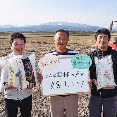 計60kg! 2021年産お米定期便【12月・2月・4月 20kg×3回 上旬コース】山形産はえぬき