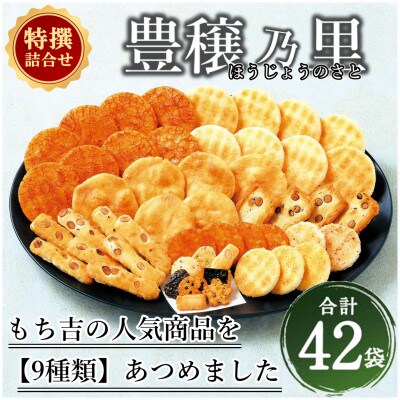 もち吉の特撰詰合せ「豊穣乃里」9種類_合計42袋