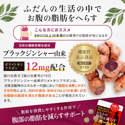 【機能性表示食品】おなかの脂肪を減らす シボールEX 2袋セット
