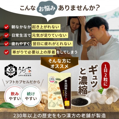 黒胡麻 にんにくα 2袋セット