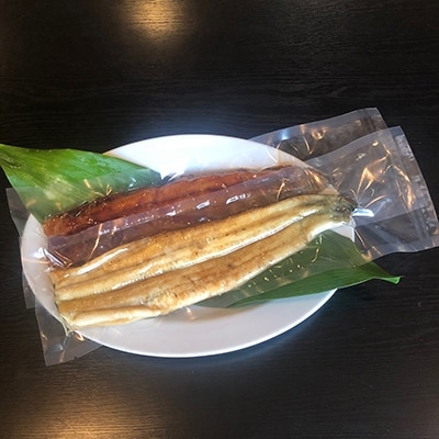 老舗割烹が伝統の技法と秘伝のタレで焼き上げた鹿児島産鰻蒲焼き&白焼きセット各約150～180g