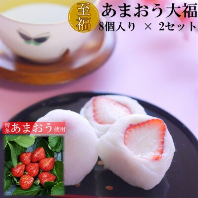 至福　あまおう大福　16個(直方市)