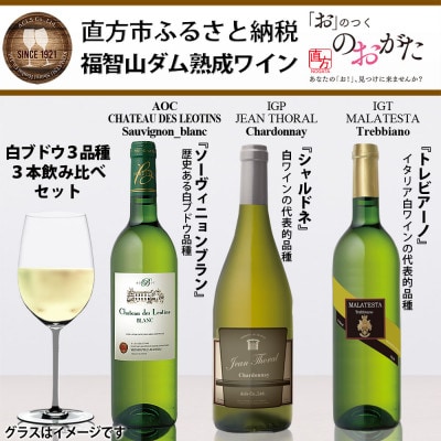福智山ダム熟成ワイン白ブドウ3品種3本詰め合わせセット　FD205