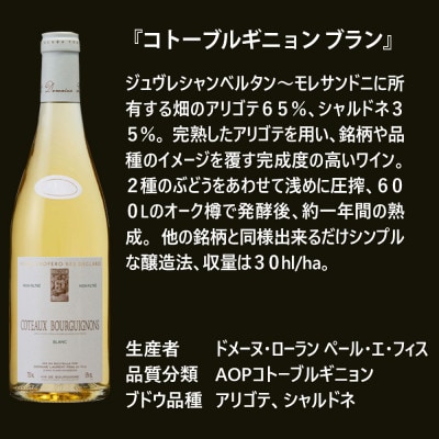 【さとふる限定】福智山ダム熟成 五つ星生産者ブルゴーニュ白4選-01 FD568【2021】