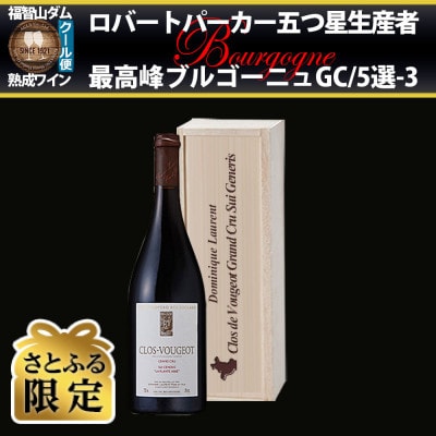 【さとふる限定】福智山ダム熟成 五つ星生産者ブルゴーニュ最高峰GC5選-03 FD583【2021】