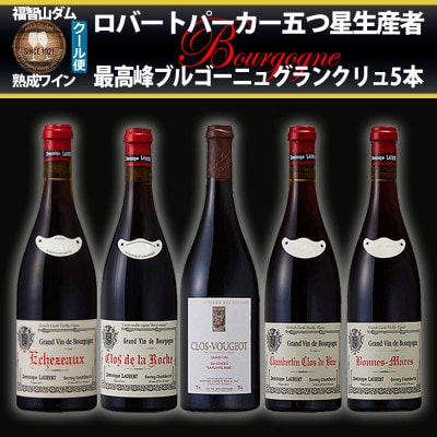 福智山ダム熟成 五つ星生産者ブルゴーニュ最高峰GC 5本詰め合わせセット FD586