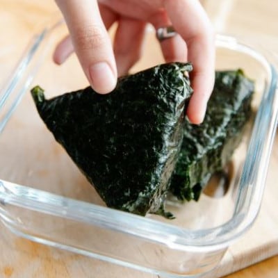 有明海苔 若摘み「焼き海苔」半切り50枚 風味豊かな甘味焙焼 (福岡有明のり)(直方市)