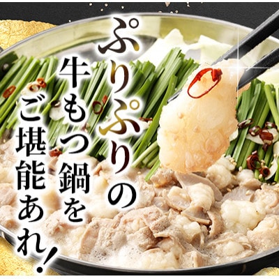 【福岡名物】牛もつ鍋セット12人前(2人前×6セット) 醤油味