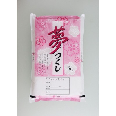 【発送月固定定期便】【食味鑑定士厳選】福岡県産 夢つくし5kg(5kg×1袋)(直方市)全3回