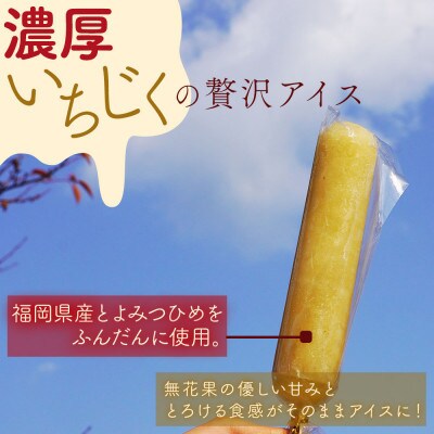 福岡県産の無花果、とよみつひめのアイスキャンディー　10本(直方市)