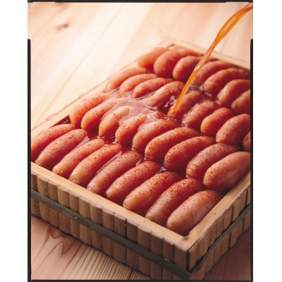 かねふくの《無着色》辛子明太子(一本物)700g(直方市)