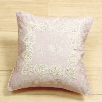 華やぐジャカード織アメジスト撥水加工クッションカバー　45x45cm