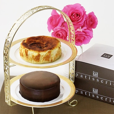 フロム蔵王　バスクチーズケーキ&ザッハトルテセット