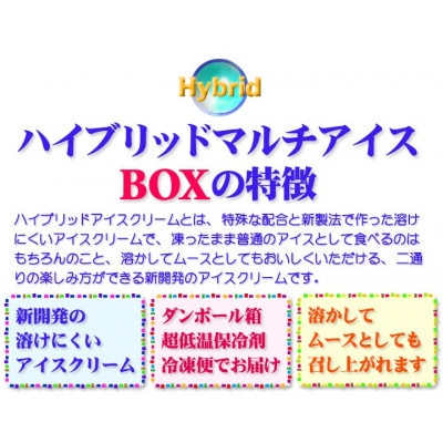 【さとふる限定】メープル&ウォルナッツとマロン入り「フロム蔵王」Hybridアイス24個