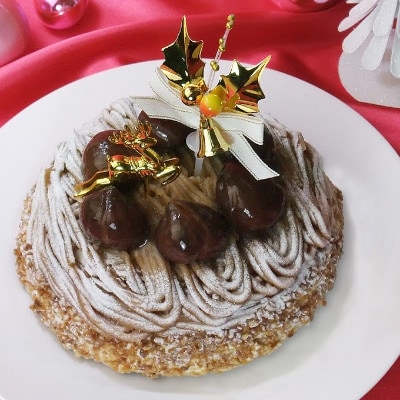 クリスマス!フロム蔵王　魅惑のモンブラン5号　オーナメント(飾り)付き