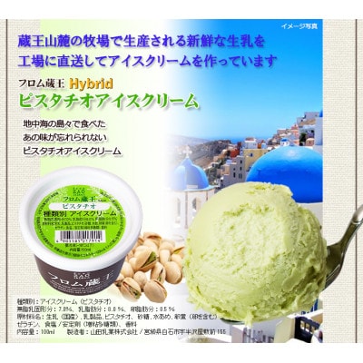 【夏季限定】マンゴーと大人気のピスタチオ入り フロム蔵王スーパーマルチアイスBOX24個