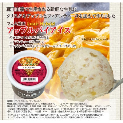 【季節限定】フロム蔵王「アップルパイ&贅沢マロン」マルチアイスBOX 24個