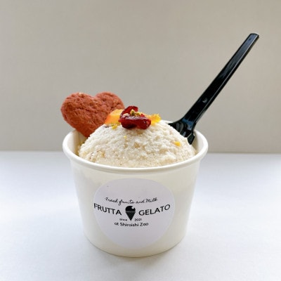 蔵王のふもとで育った果物、野菜のジェラート各90ml　計12個