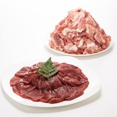 JAPAN X豚小間1.5kg&家庭用牛タン(塩味)600g