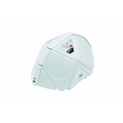 折りたたみ防災ヘルメット TSC-10N 大人用 フラットメット2 ホワイト 収納袋付　