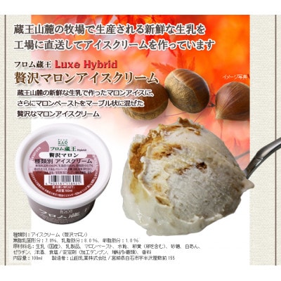 【季節限定】24個入!　フロム蔵王「アップルパイ&贅沢マロン」マルチアイスBOX