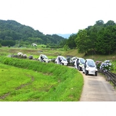 農村ワンダーツアー『里山1日留学1人乗り EV車で巡る里山ドライブ(ペア)』