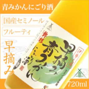 鉾杉 早摘み 青みかん にごり酒 リキュール 720ml KJ-25 女性にオススメの河武醸造のお酒