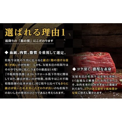 松阪牛サーロインステーキ200g×2枚(計400g) 極上の柔らかさ 化粧箱入り 霜降り