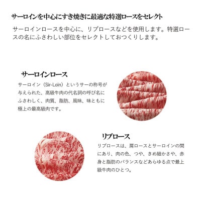 松阪牛 特選ロース すき焼き 500g