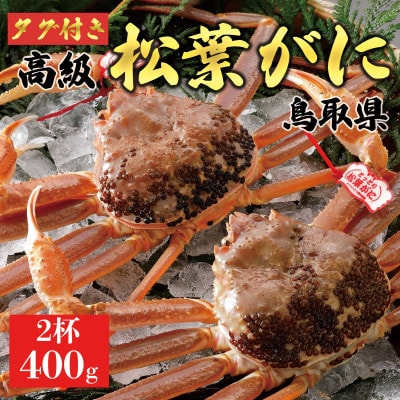 【2025年11月発送】松葉がに(生)400g2杯 ※足の欠けなし N20_I