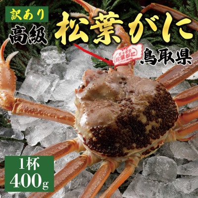 【2027年1月末以降発送】訳あり 松葉がに(活)400g1杯 N139_I