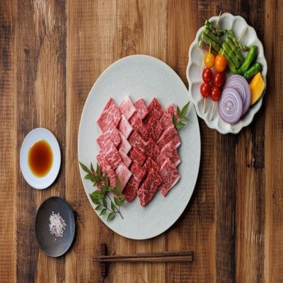 鳥取和牛5つの部位の焼肉盛り合わせ450g 1245