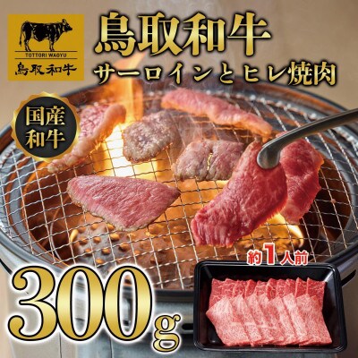 鳥取和牛サーロインとヒレ焼肉 サーロイン200g、ヒレ100g 1318
