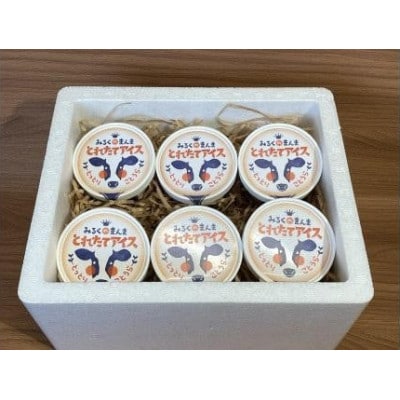 「みるくのまんま　とれたてアイス」6個セット(90ml×6個)