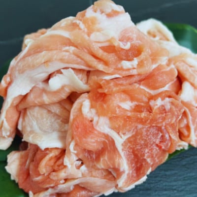 【冷凍2kg】阿波の金時豚　切り落とし(約500g×4パック)