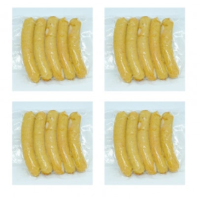 《150g × 4パック》　あらびきソーセージ600g 　無添加